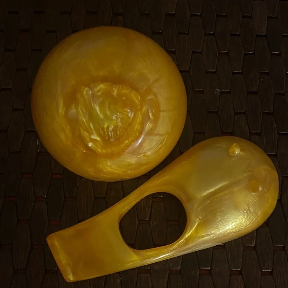 Kenny Mack Designs Resin scoop bowl & spoon rest